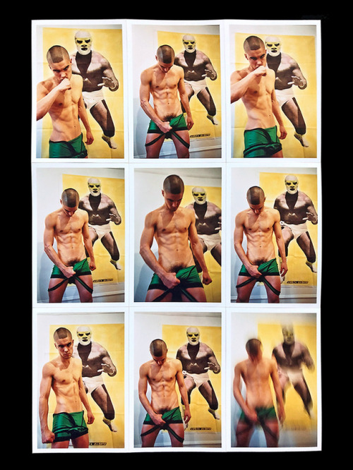 Censored by Instant trolls: “Guillaume (Lucha Libre)” from my archival 35mm grids series