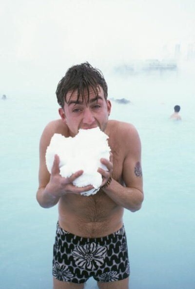 Damon Albarn In An Outdoor Pool Circa 1995