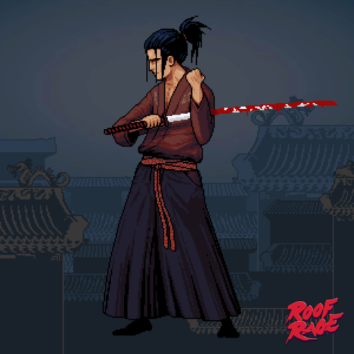 “Roof Rage is a Martial Arts Platform Fighter featuring epic rooftop battles. Play with up to 