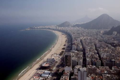 A view above the clouds of Rio de Janeiro — in Rio de Janeiro, Brazil.