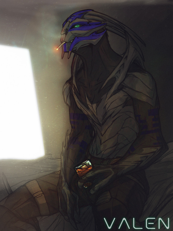 oneteasytiger:  Valen Noir - by ChillChell 