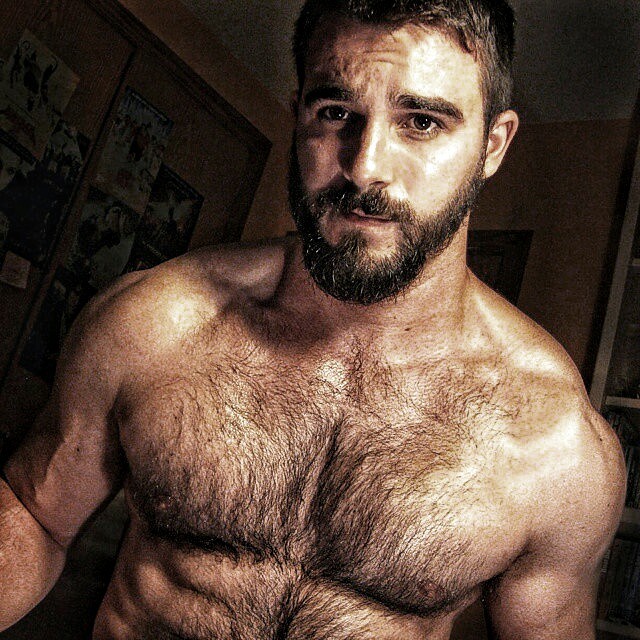 Eyes, fur and sweat!