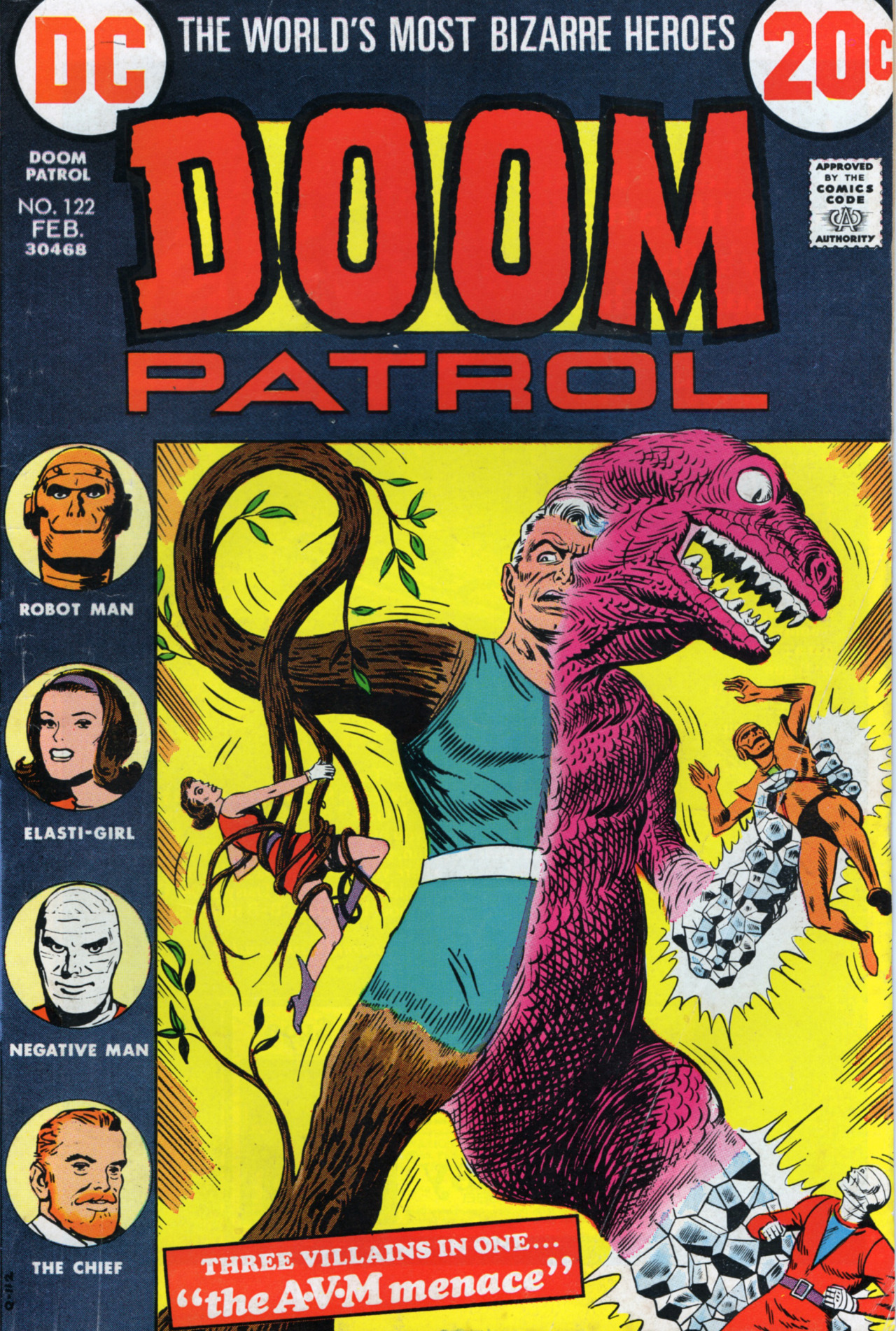 heroesandhijinks:  Doom PatrolÂ Vol. 10, No. 122. 1973.The Animal-Vegetable-Mineral