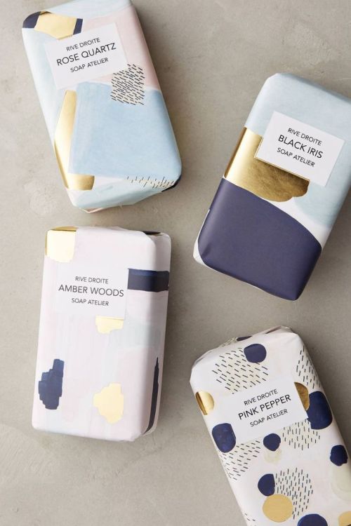 Loving these bold Artist Atelier’s soaps and cosmetics at Anthropologie