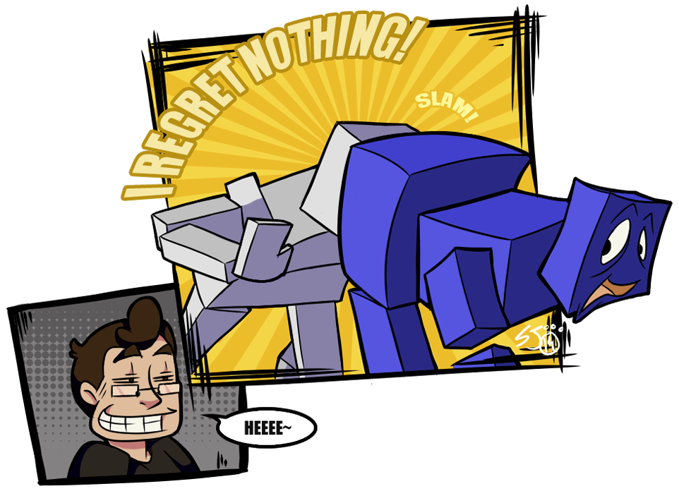 narafrankendoodles:  Did some improv comics of some clips in Markiplier’s Highlights