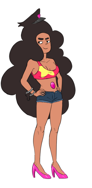 discount-supervillain:Stevonnie as Poison Presumably because the issue of what’s down (?)’s pants are similarly disputed.  <3 <3 <3