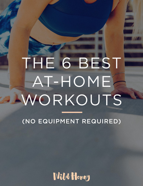 Here are my 6 favorite workouts that you can do from home without any equipment! It’s great to do wh