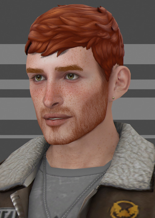 * Roland- base game compatible male facial hair, 27 EA swatches+extras, from YA to elder + Cas thumb