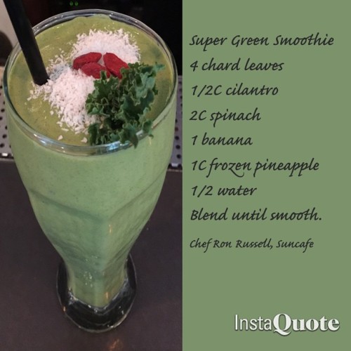 Super Green #smoothie. The Healing Power Of #greens.