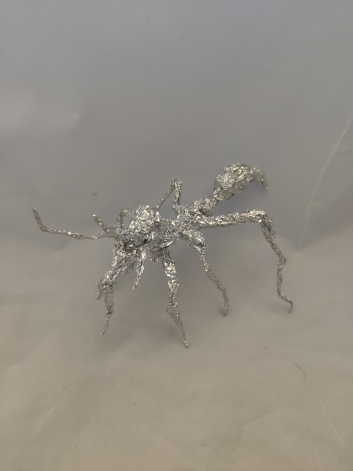 Bulldog Ant - Aluminum Foil Sculpture