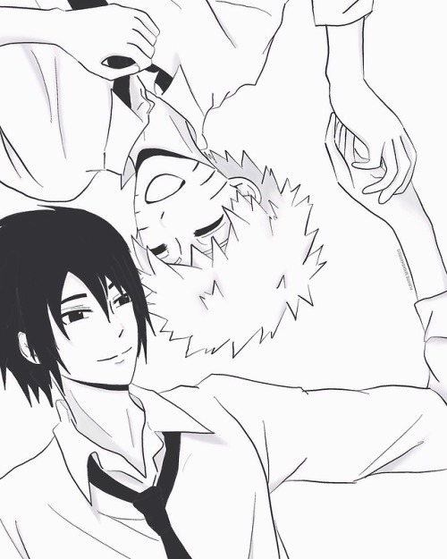 High school Boys Love - SasuNaru AU 