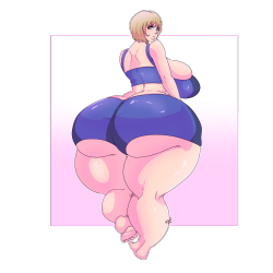 oki-doki-oppai:  Big ol’ Butts =v=  Full resolution file available on Patreon at the end of the month! : www.patreon.com/okioppai and many other rewards!!!!  