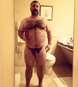 deliciousdads:  I give you one of the sexiest men I’ve come across. His instagram is:  Bear_in_the_city   Part 3/3