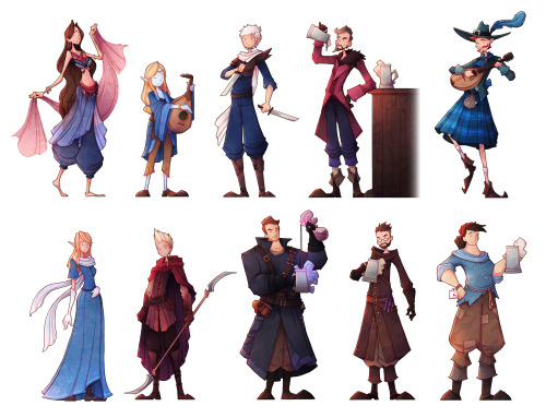 Another huge update of character art for Who is in the Tavern! Not many left to go now. 