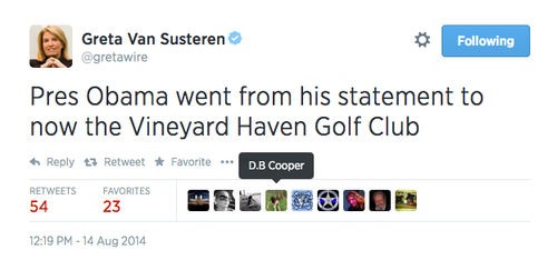 PRIORITIES: Obama races to golf course after making brief statement on Ferguson