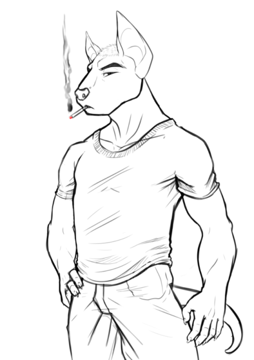 narram-universe:hey, i work on the fursona of my best friend , a bull terrier ^^ what do you think a