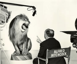 thegoodfilms:  Alfred Hitchcock directing