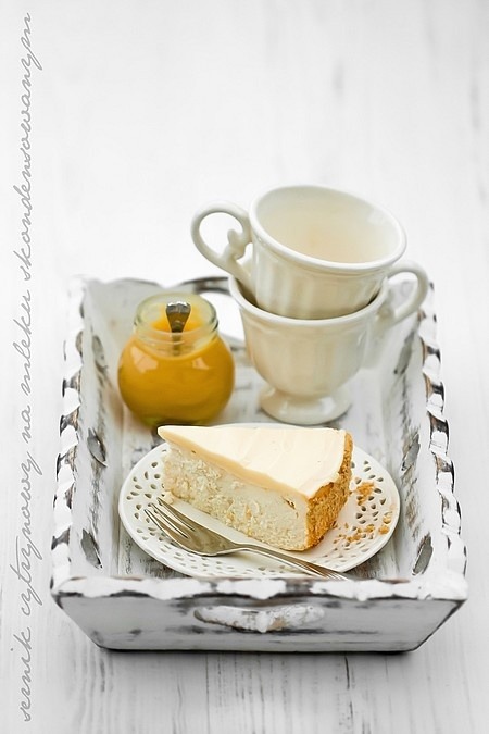 weeheartfood: lemon cheescake with lemon curd