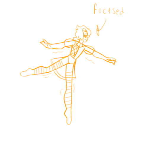 The Idea Of Orange Being A Part Time Ballerina Came From @badlydrawnalagadda, And I Couldnt Resist Drawing