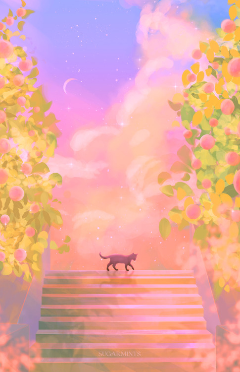 sugarmint-dreams:recent cat paintings -my shop | free mobile wallpapers!