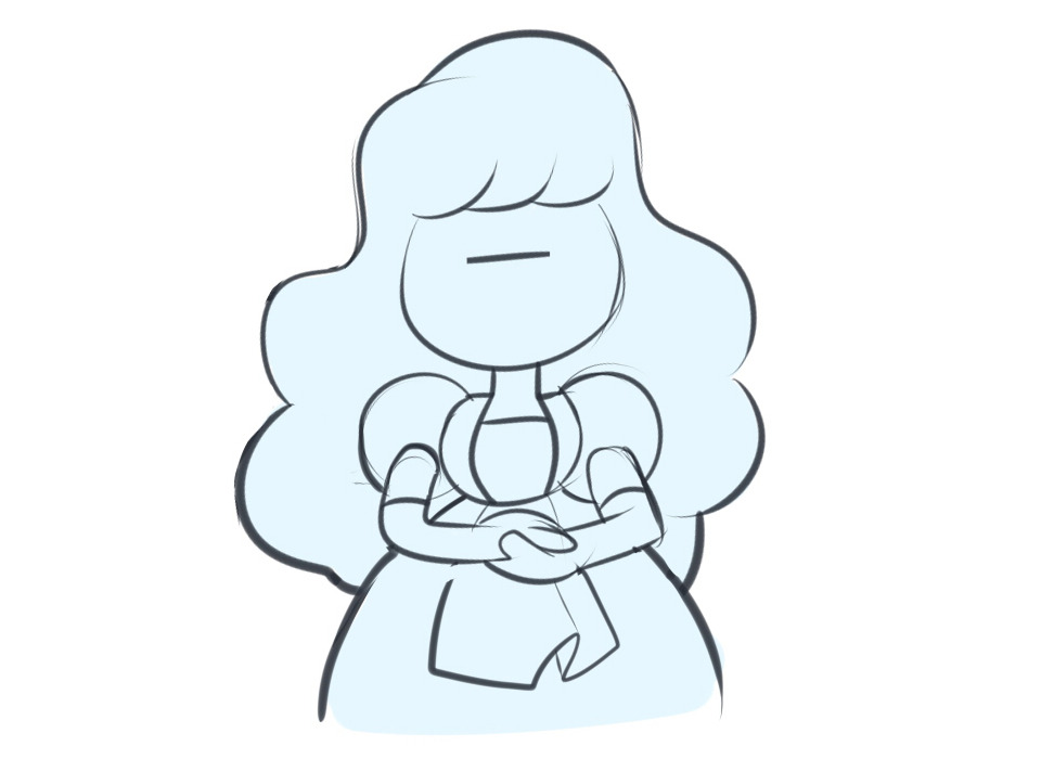 mrhaliboot: Steven Universe except sapphire says what she’s thinking and occasionally