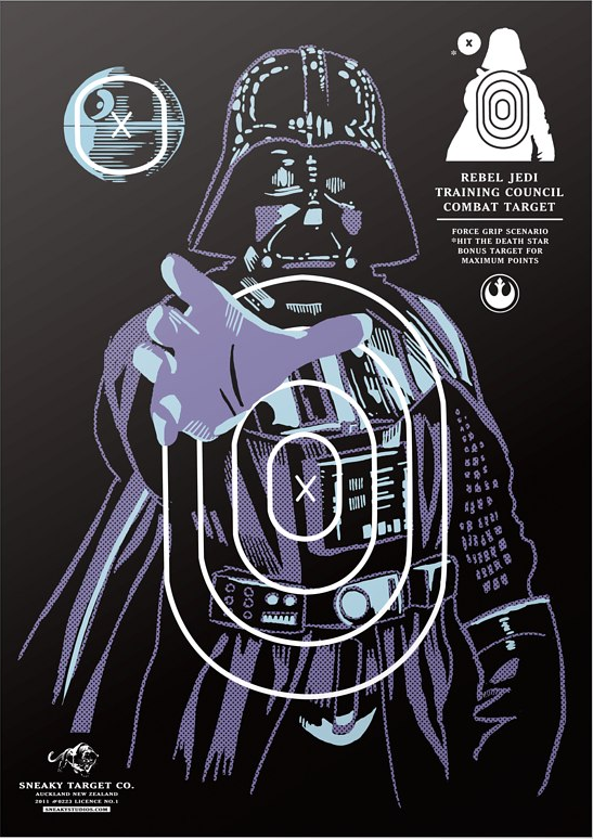 star-wars-daily:  Star wars shooting targets!   Mine would be the opposite. Shooting