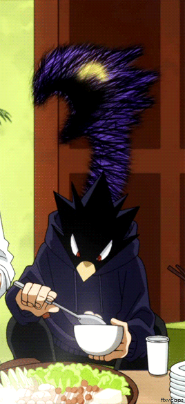 BNHA S05E25 Tokoyami Fumikage + Dark Shadow