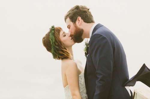 This fog-filled wedding is breathtaking! So whimsical - in love! Photographed by Katch Silva.