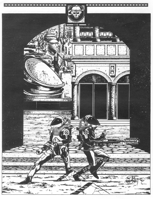 The Periphery, published in 1988,Cover artwork Jeff Laubenstein Illustrations Tim Bradstreet Sonya B