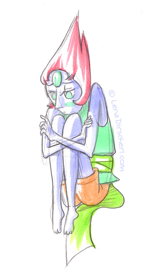 lenadirscherl:  SAD PEARL MOURNINGI still can’t get enough of Pearl and drawing
