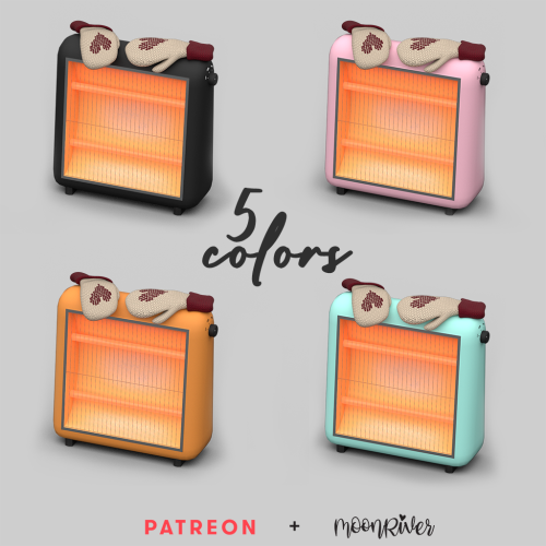 The fully functional heater from my December set will keep your sims warm and bright their homes on 