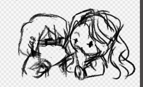 This Is My Doodle When I Just Borrowed My Friend's Pentab Because I Lost My Phone And Someone Stole It.