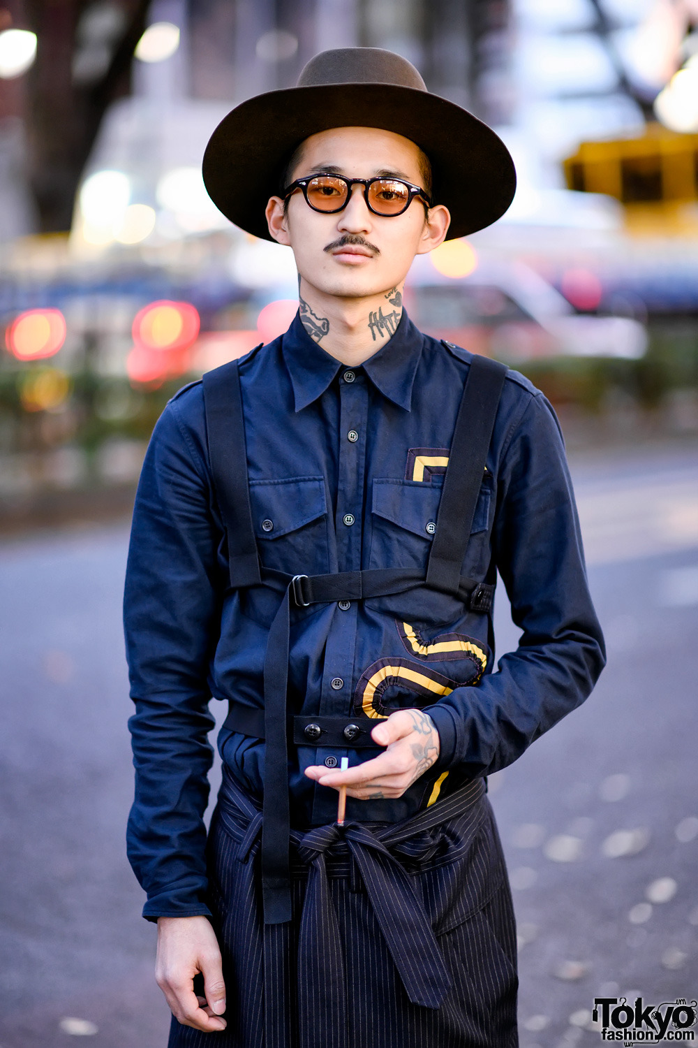 tokyo-fashion:  25-year-old Japanese designer/artist Ryoughty on the street in Harajuku