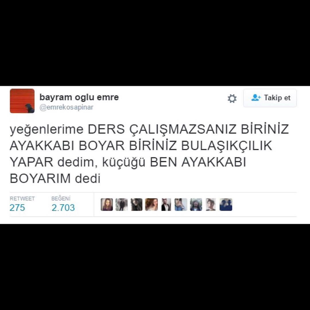 Yeğenlerime DERS...