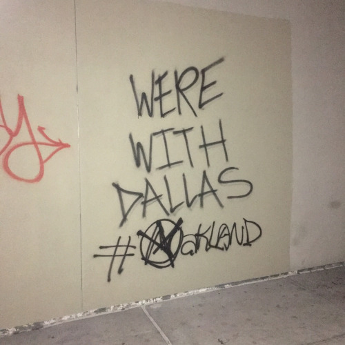 9 July 2016 - Vandalism of Oakland Police Department during an anti-cop protest following the police