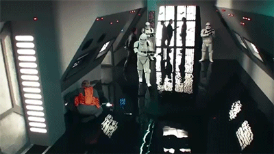 sizvideos:  Kylo Ren goes undercover amongst the Starkiller base staff 