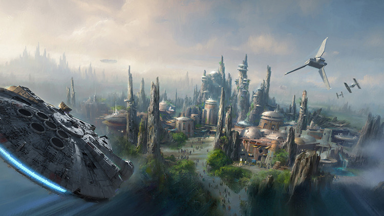 laughingsquid:  ‘Star Wars’-Themed Lands and Interactive Experiences Coming to