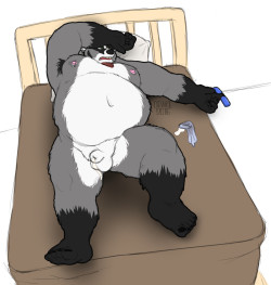 thisisnotathing:  Commission for fatbadjah of his fat badger