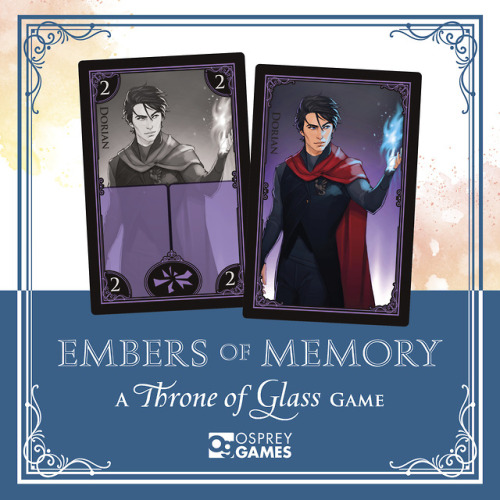 With just over a month to go until publication day for Embers of Memory: A Throne of Glass Game (eek