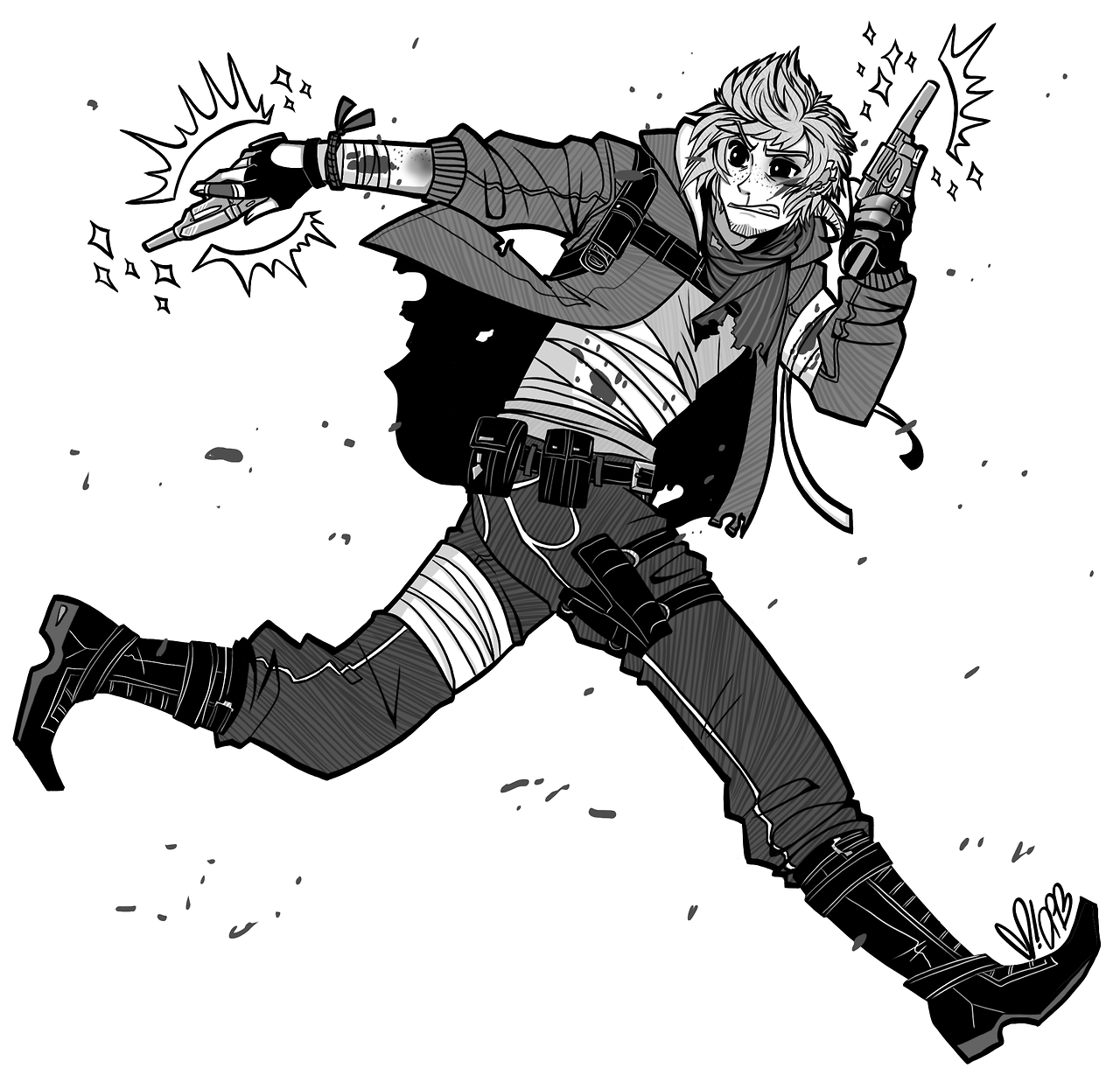 destiny-islanders:  Inktober | Day 21 Prompto Week | Day 3 - World of Ruin Full-view!