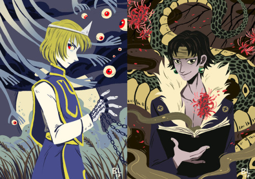  Went a bit wild and did a small postcard set of Hunter x Hunter for AX