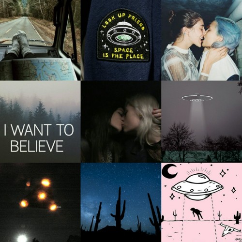 sapphic-moodboards:alien hunting wlw