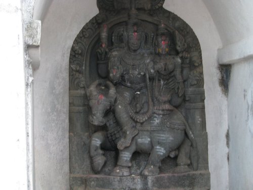 Yamaraja, god of death, and his Shakti