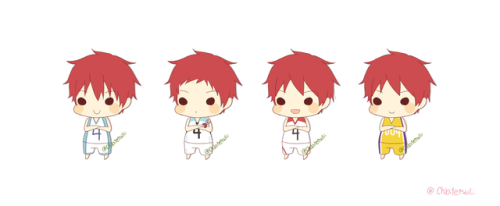 A tiny growing strawberry with his arms crossedKise Mido Mura