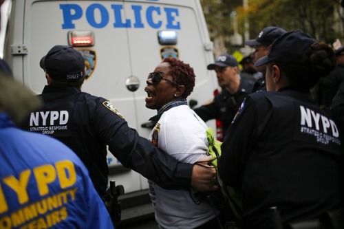 micdotcom:Director Quentin Tarantino was among a group of activists marching in New York City on Sat