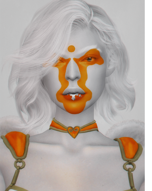 download (ea) \ credits: @obscurus-sims​​ &amp; @ddarkstonee​​ \ info:cassie skin v2 HALLOWEEN - 50 