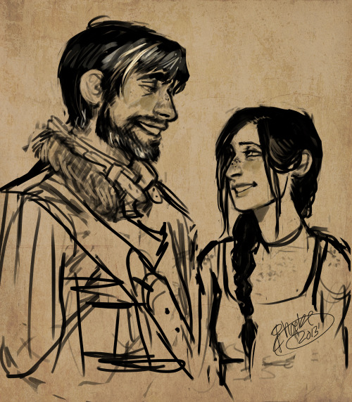 succulentthighs:  Baby Hawke and daddy Malcolm, I bet they like never stopped, they probably would like skip around and hurt people with tasteless senses of humor. Off screen poor Leandra is like jumping off a bridge or something  