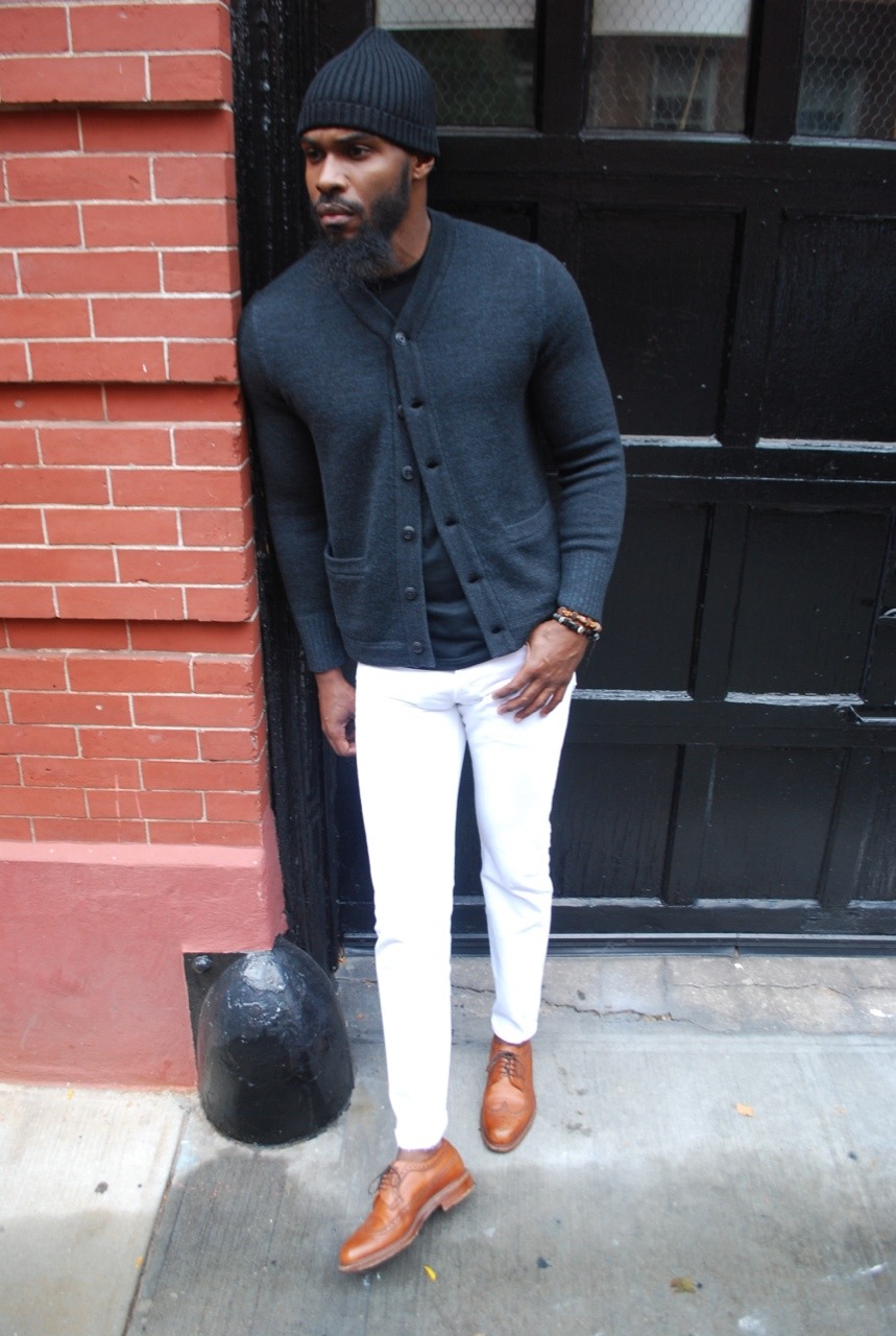 Jabari Brown — October 2014 white pants 6