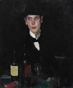 Thunderstruck9:  Axel Fridell (Swedish, 1894-1935), Portrait Of The Artist Einar