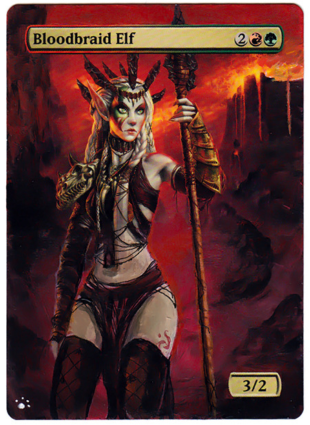 Altered Bloodbraid Elf Full Art